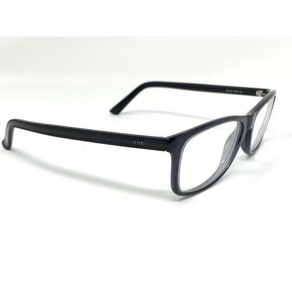 GUCCI 1071 GG 1071 5CM Optical EYEGLASSES Frame Smoked Blue 54 [] 16 145 - Picture 1 of 12